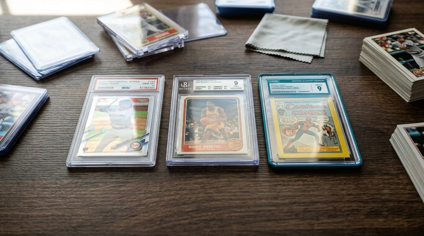 PSA、BGS、CGC 鑑定卡有咩分別？保護殼點揀｜CollectSafe