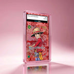 紅漫魯夫擴圖套裝 | PSA鑑定卡保護殼 | 防UV漸變磨砂